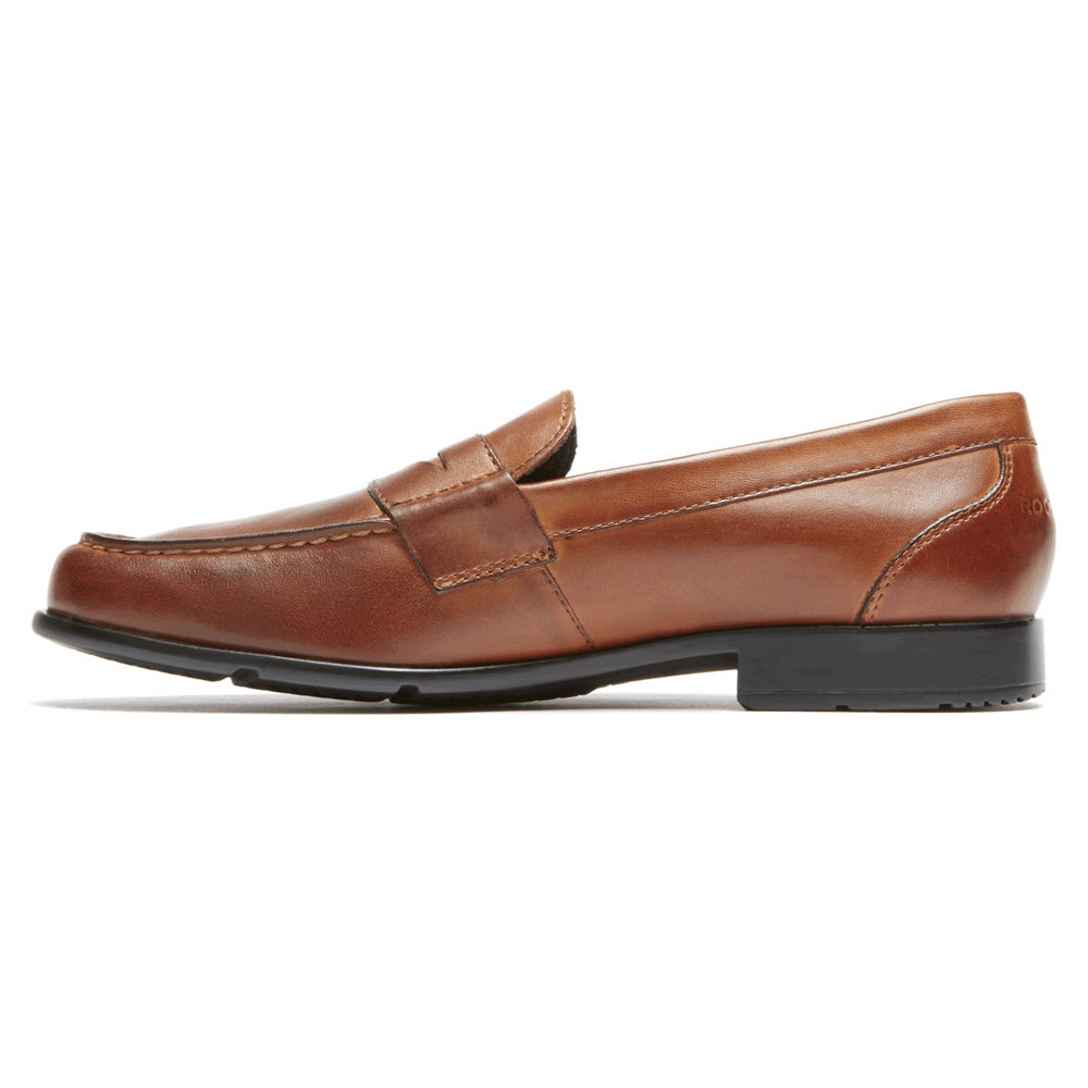 Rockport Singapore Mens Loafers - Classic Penny Brown - ZL6078341